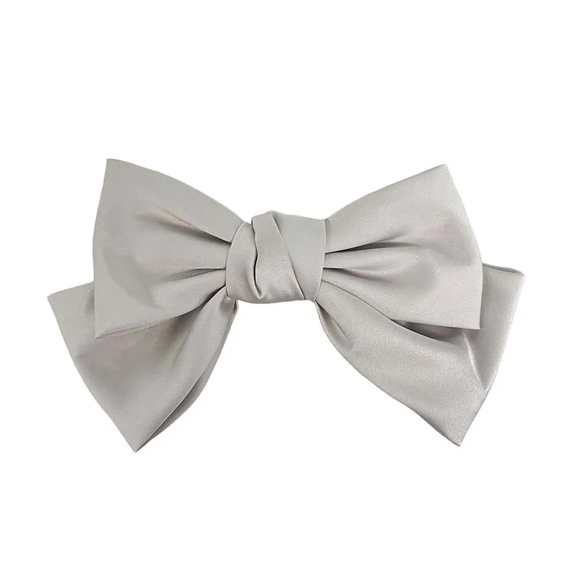 Matte Satin Double Tie Hairbow