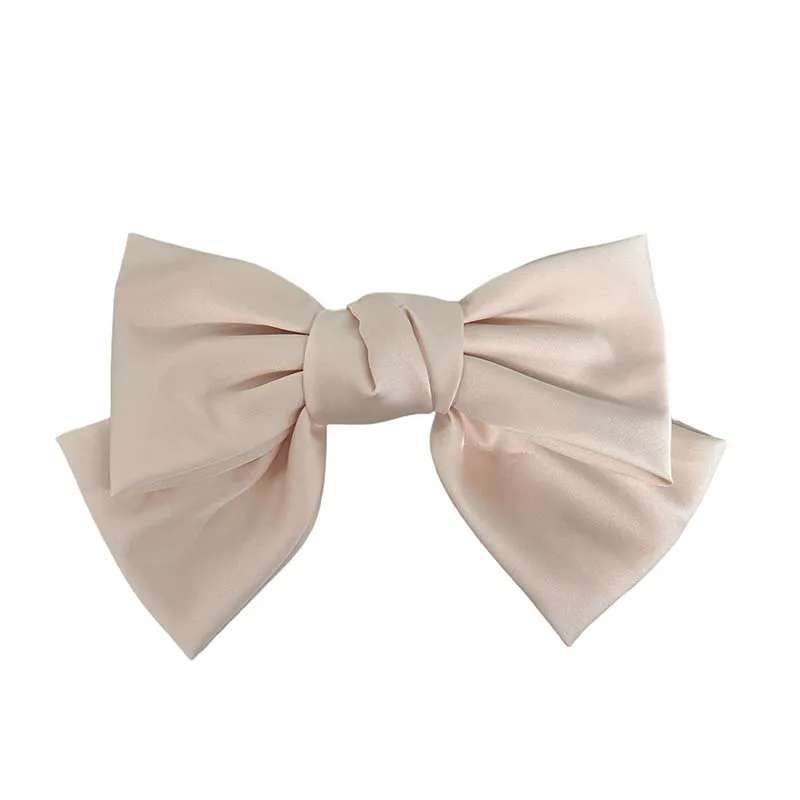 Matte Satin Double Tie Hairbow