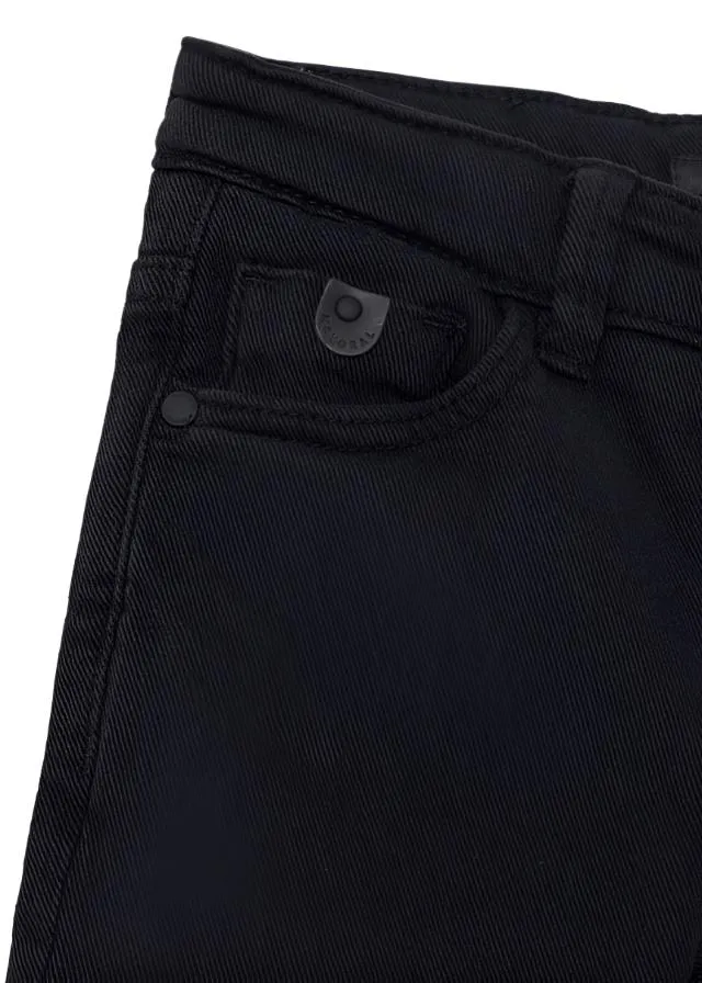 Mayoral Mini 5 Pocket Skinny Twill Denim _Black 4583-10