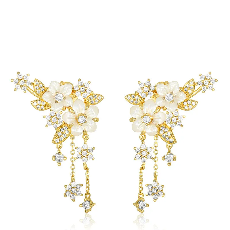 MELINDA MARIA | Star Lily Earrings