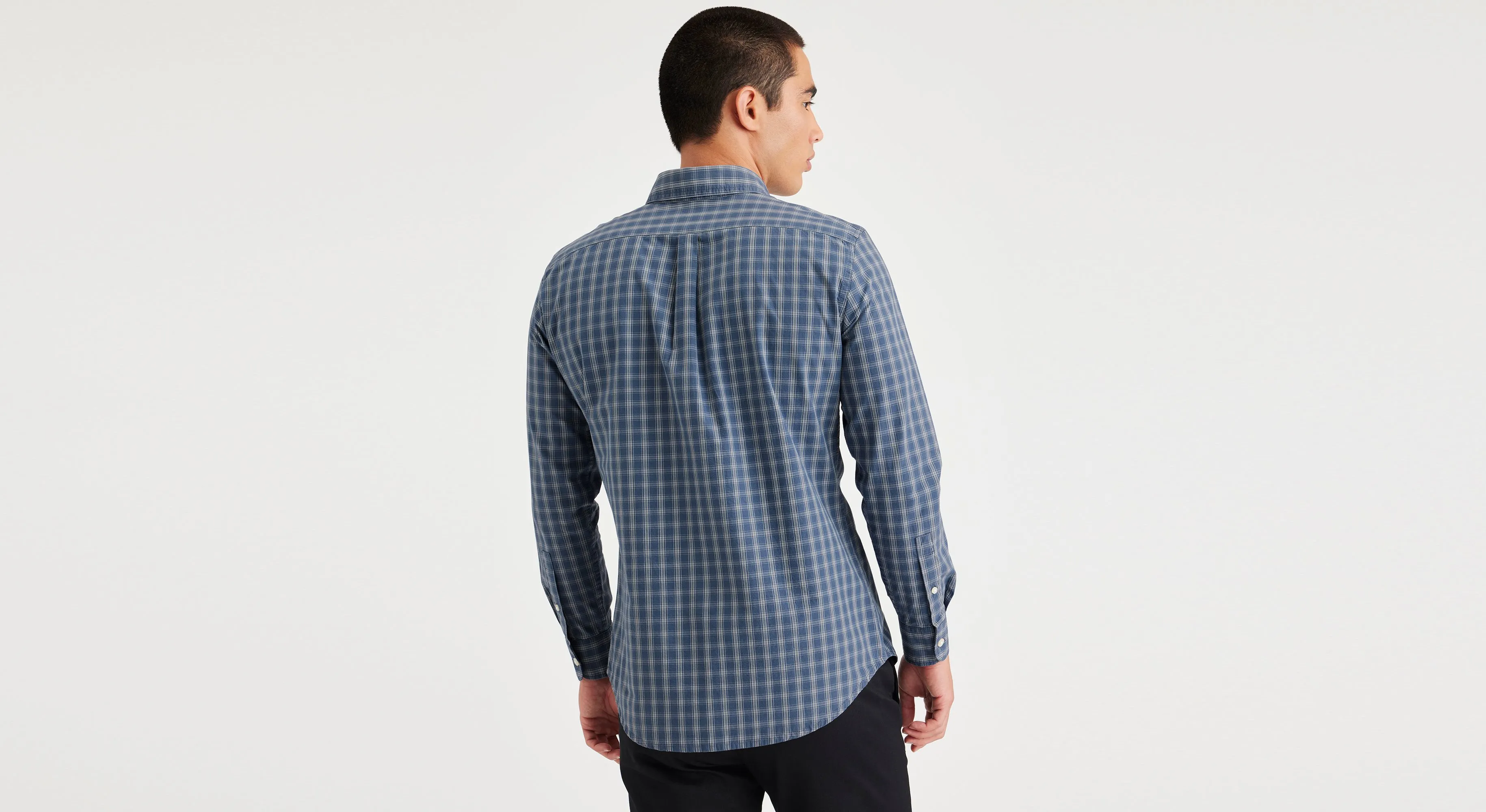 Men's Slim Fit Icon Button Up Shirt