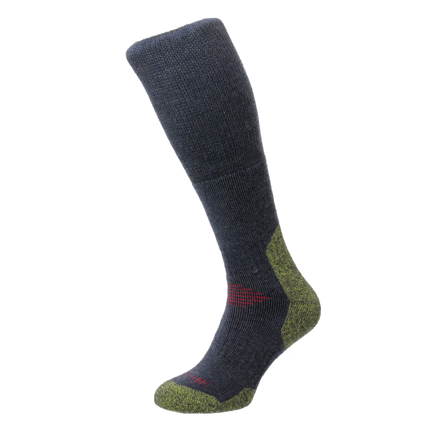 Mountain Comfort Top Socks - Navy Lime