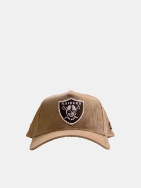 New Era 9FORTY Las Vegas Raiders Cord Snapback - Camel