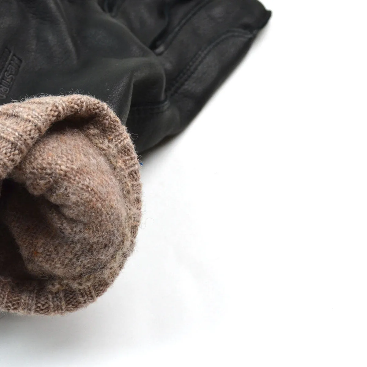 Norse Projects x Hestra - Ivar Leather Gloves - Black