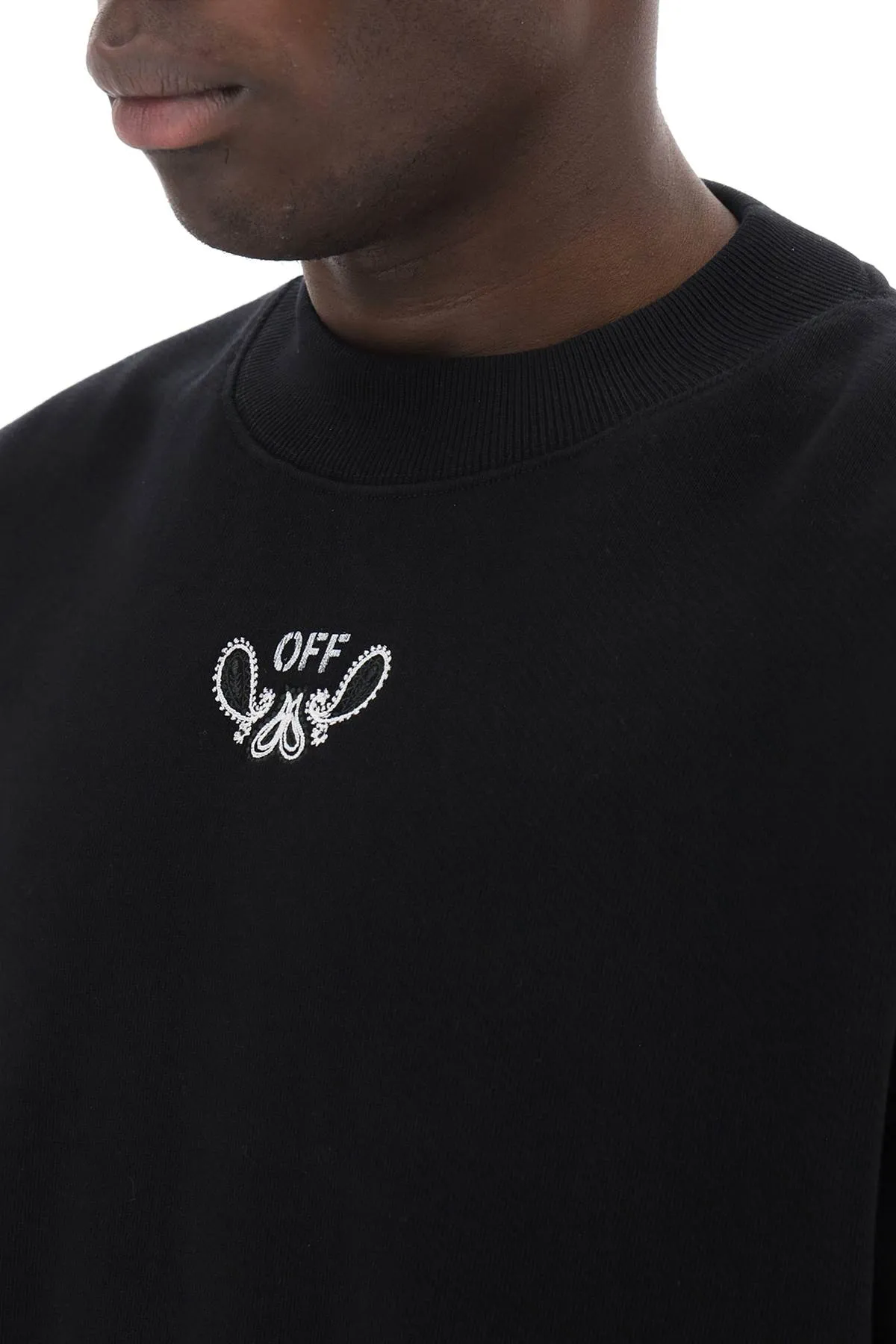 OFF-WHITE arrow bandana crewneck sweat