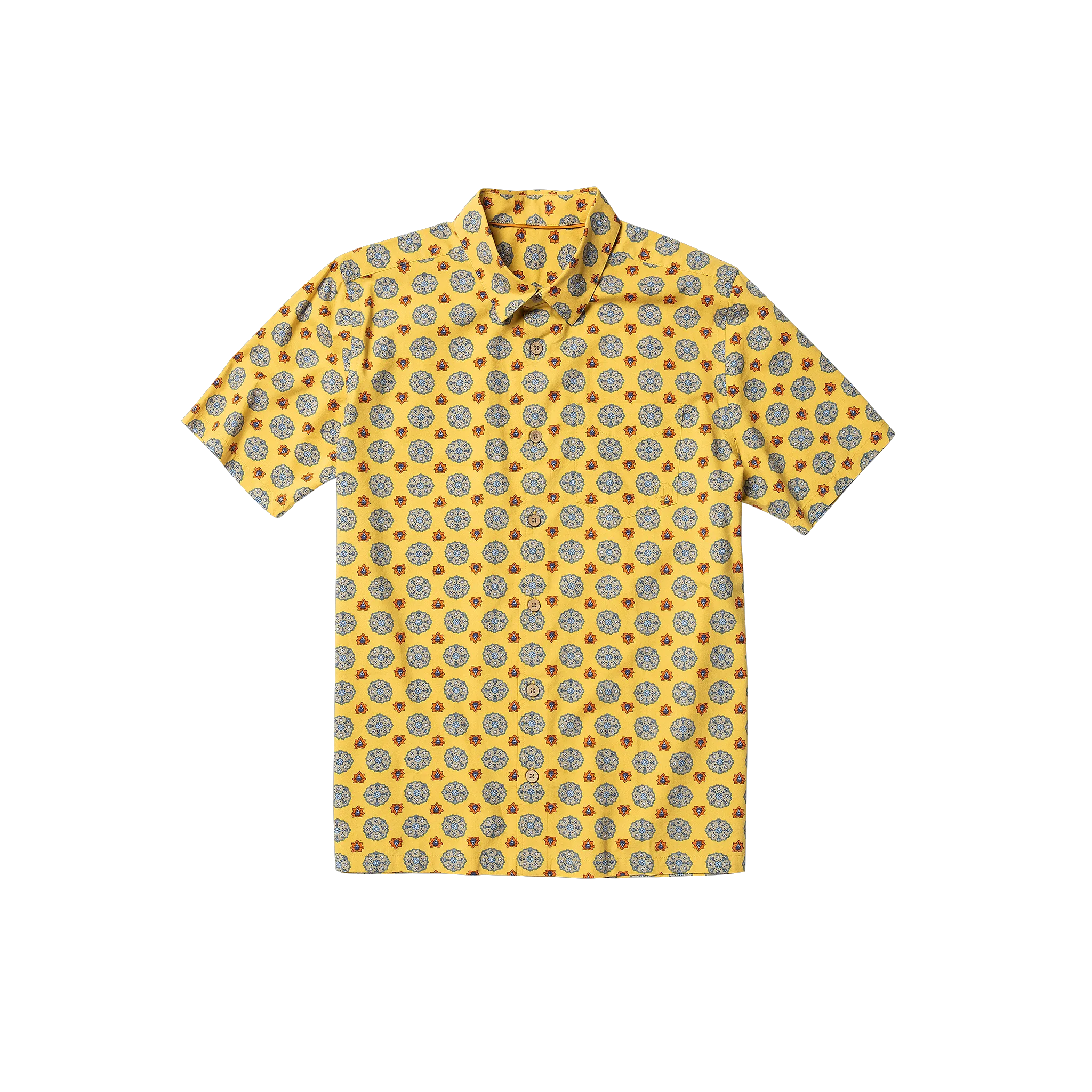 Paisley Pusher Shirt - Mineral Yellow