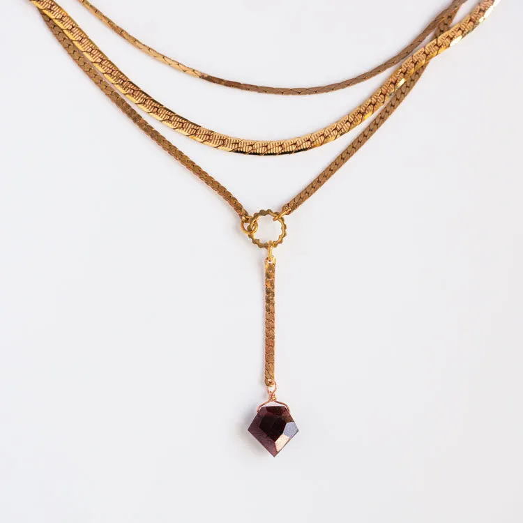 Palmer Gemstone Necklace