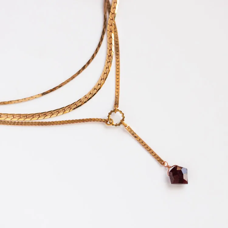 Palmer Gemstone Necklace