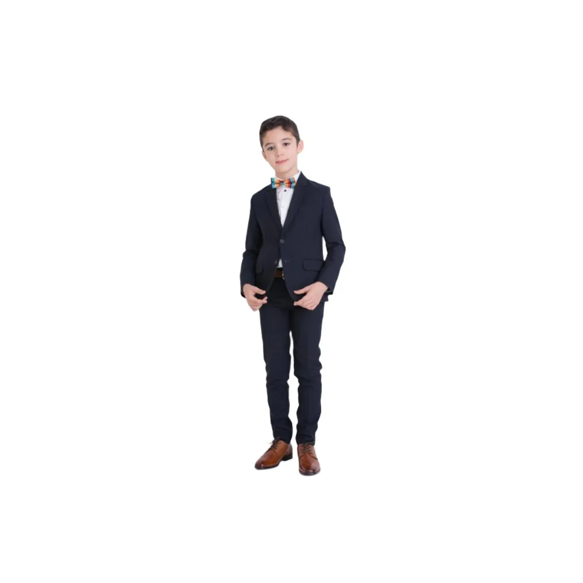 Paul Smith Jr Navy Wool Slim Suit