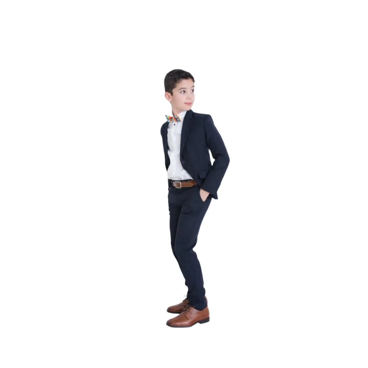 Paul Smith Jr Navy Wool Slim Suit