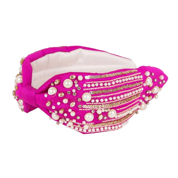 Pearl Sequin Bead Embellished Headband