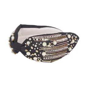 Pearl Sequin Bead Embellished Headband