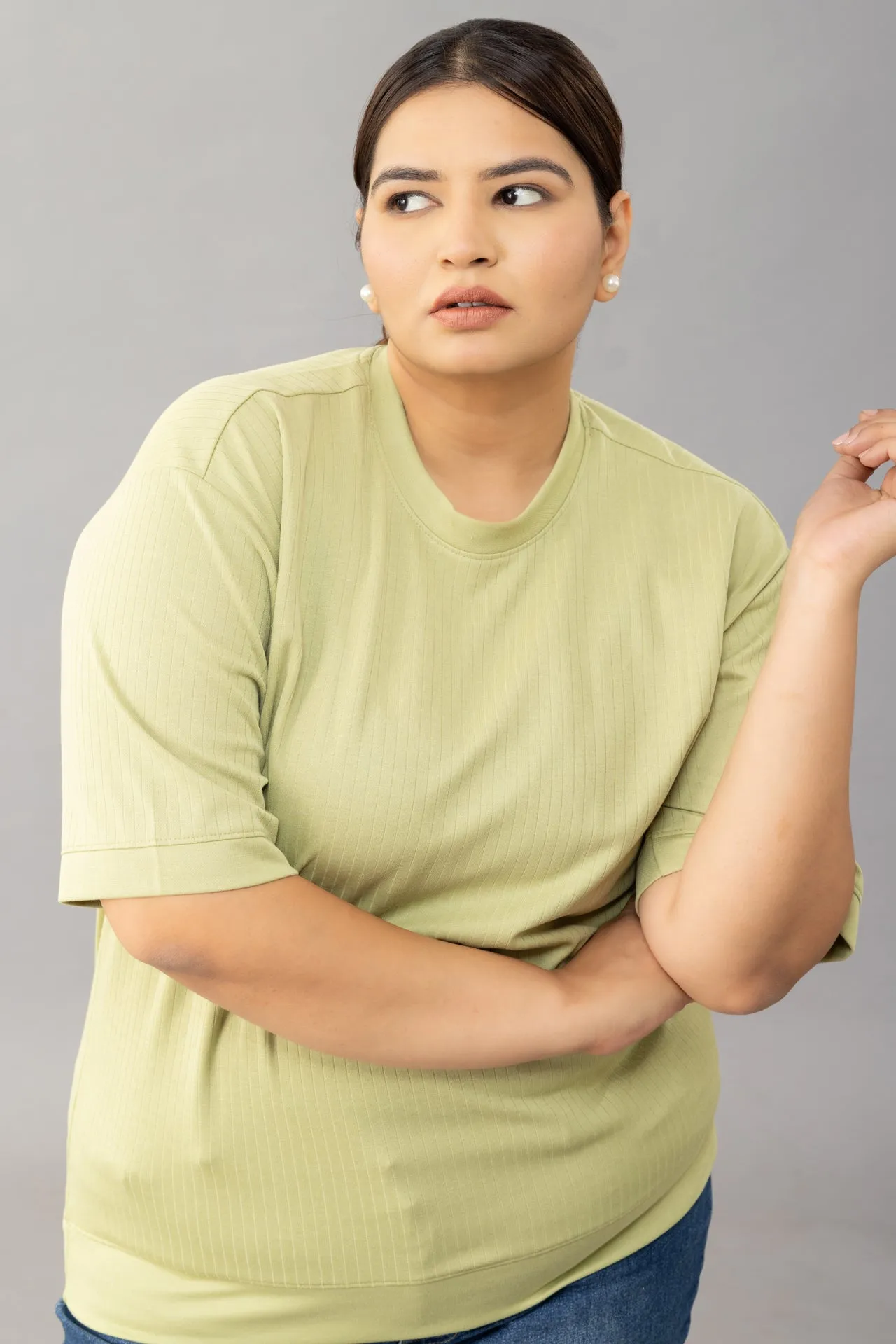 Plus Size Cotton T-shirts For Summer -Cardamom