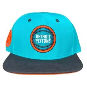 Pro Standard Detroit Pistons Team Flips Snapback (Teal/Black) BDP7514531-TBK