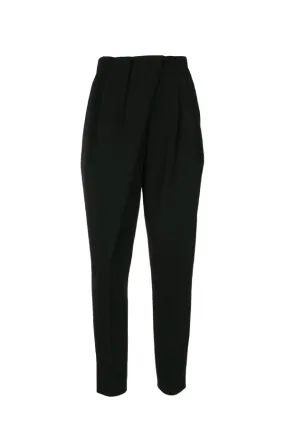 Proenza Schouler Draped Front Pant - Black