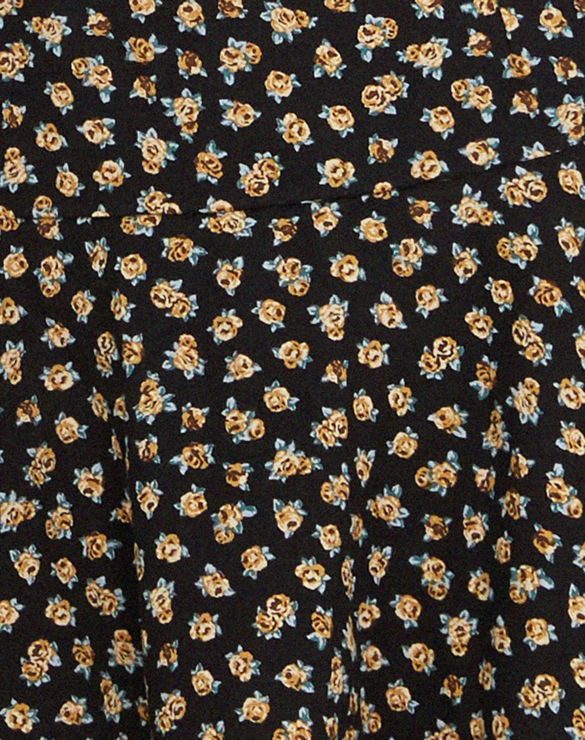 Rara Mini Skirt in Ditsy Floral Bronze