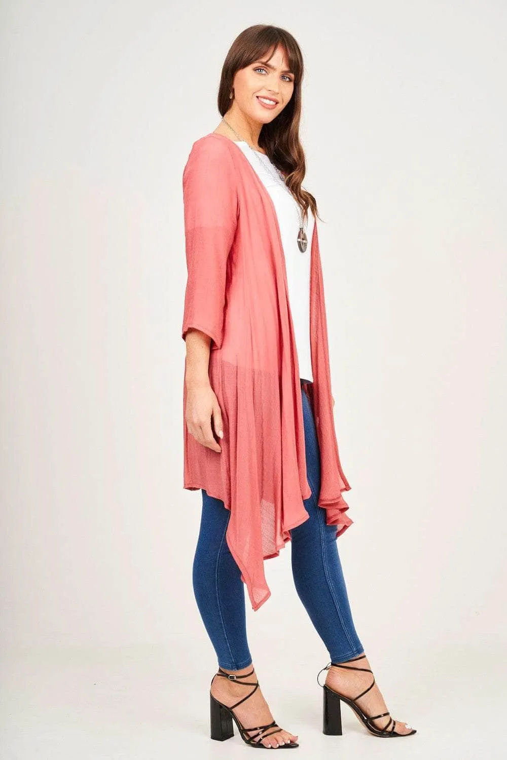 Saloos Linen Look Waterfall Jacket