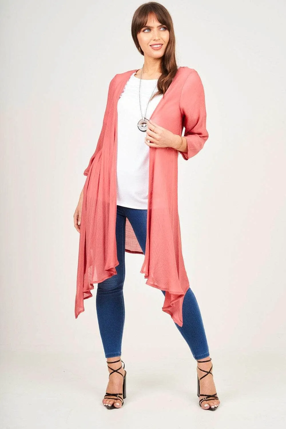 Saloos Linen Look Waterfall Jacket