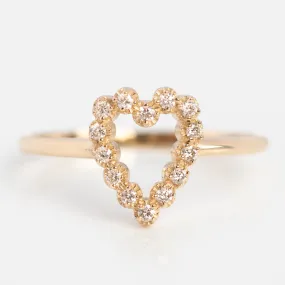 Sango Open Heart Ring