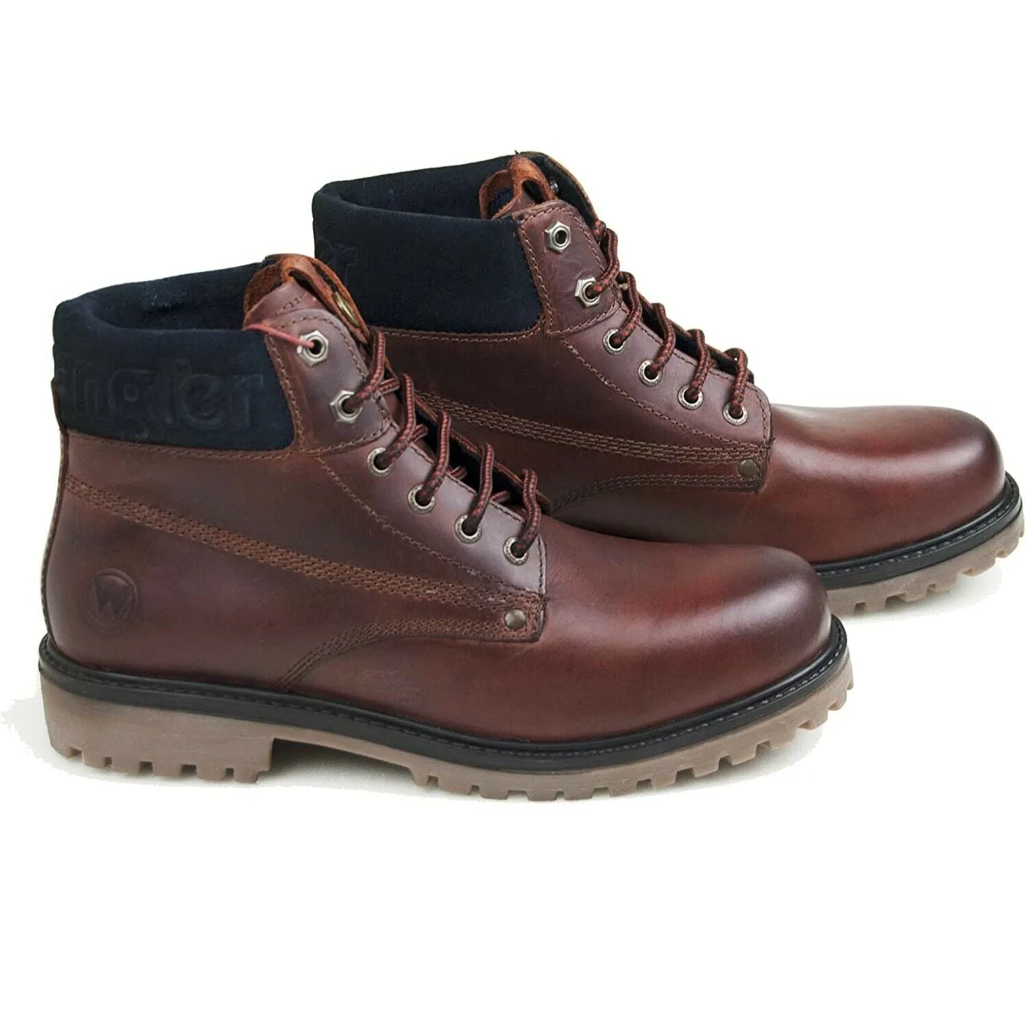 Scarpe uomo casual WRANGLER - Art. ARCH WM12010A  polacchino  red brown