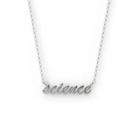 science necklace | silver