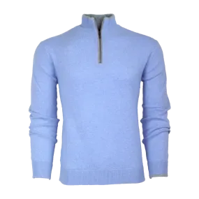 Sebonack Quarter-Zip Sweater (Wolf Blue)