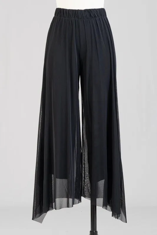 Sheer Overlay Pants