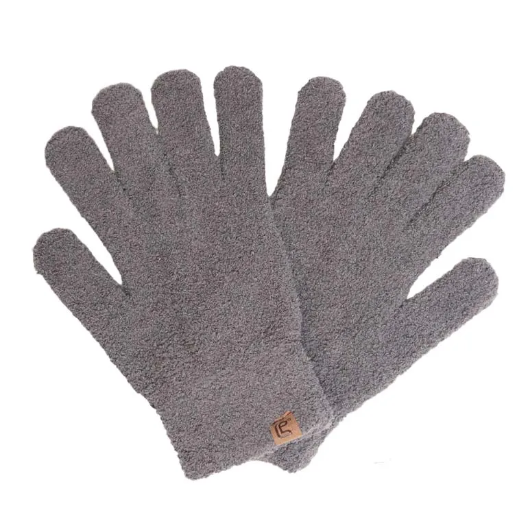 Solid Color Cozy Gloves