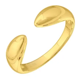 Solid Gold Thick Claw Ring