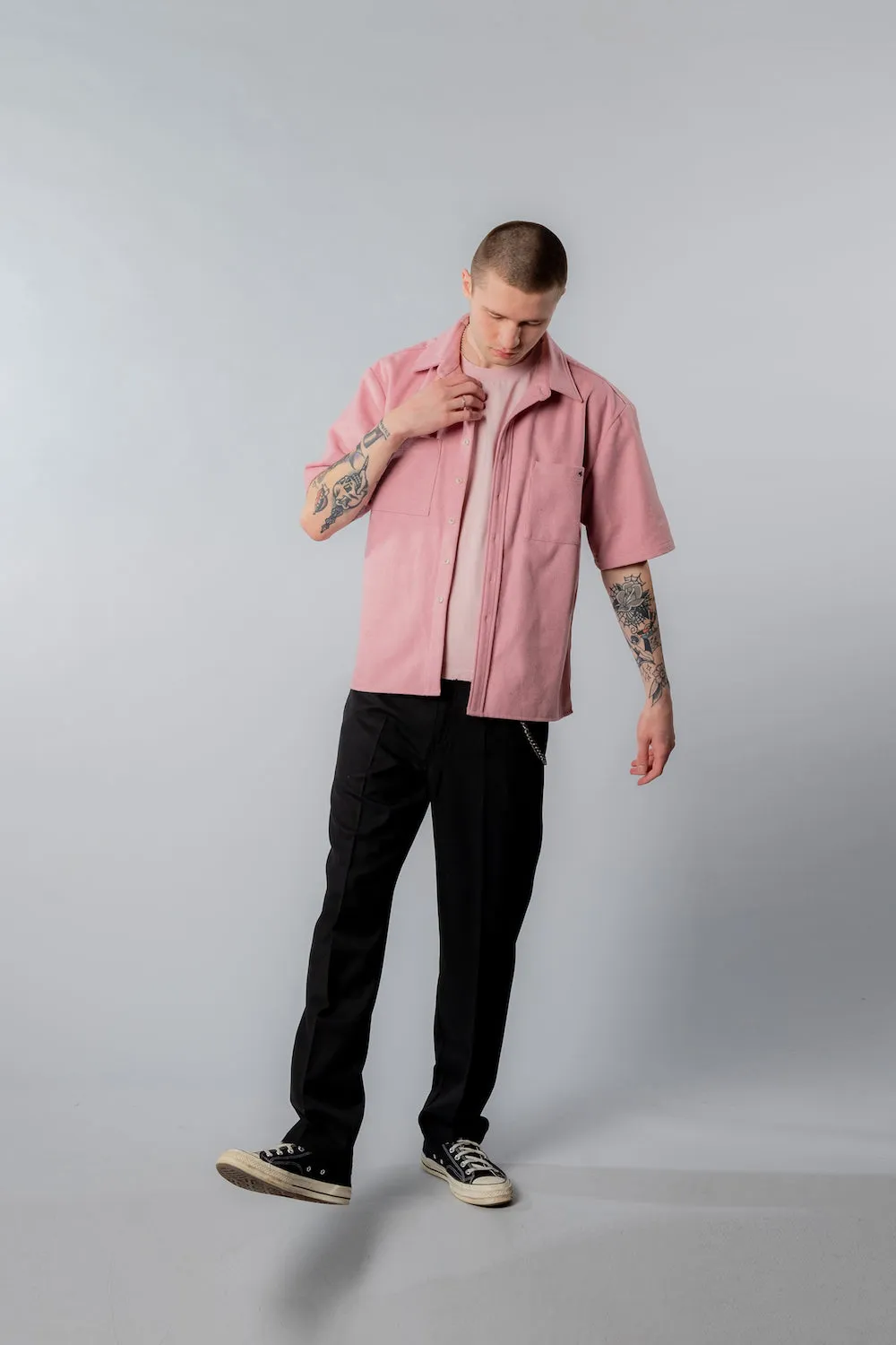 SS Over Shirt | Pink