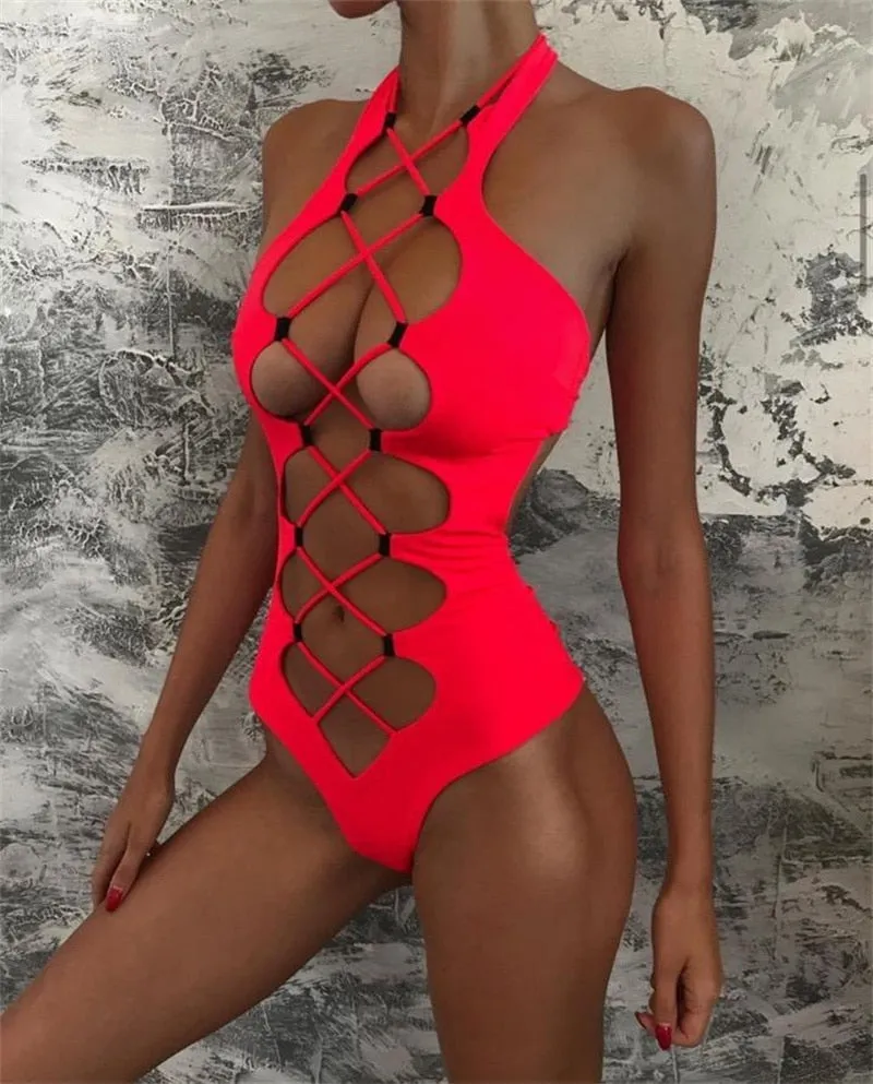 Summer Siren – Monokini-Badeanzug mit extremen Aussparungen und Aussparungen