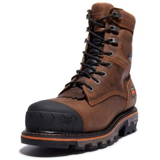 Timberland Pro Men's Boondock HD Comp Toe WP 400G Logger Work Boot - TB1A28SB214