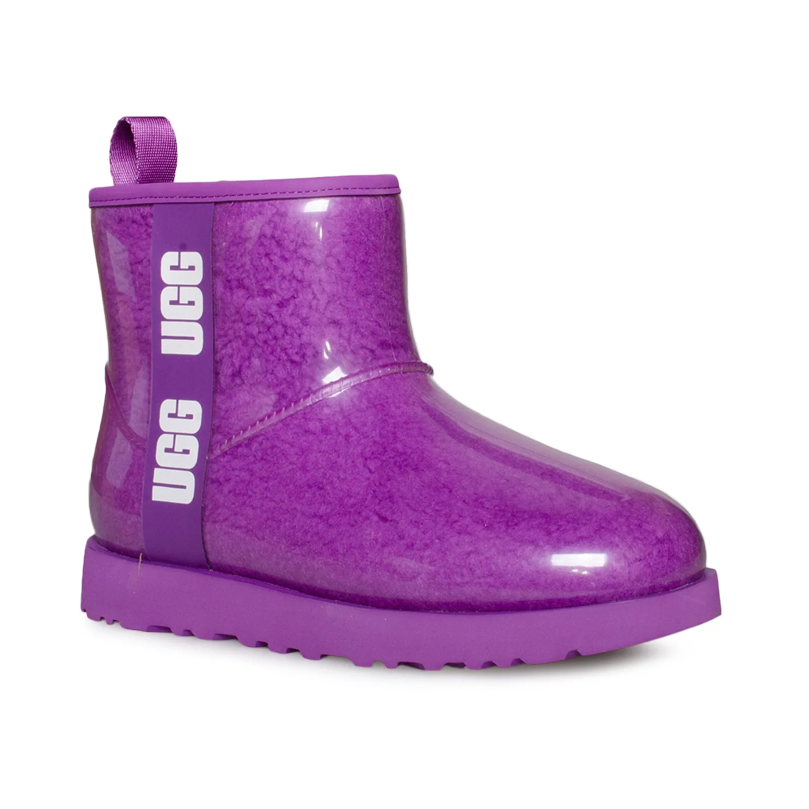 UGG Classic Clear Mini Purple Sky Boots - Women's