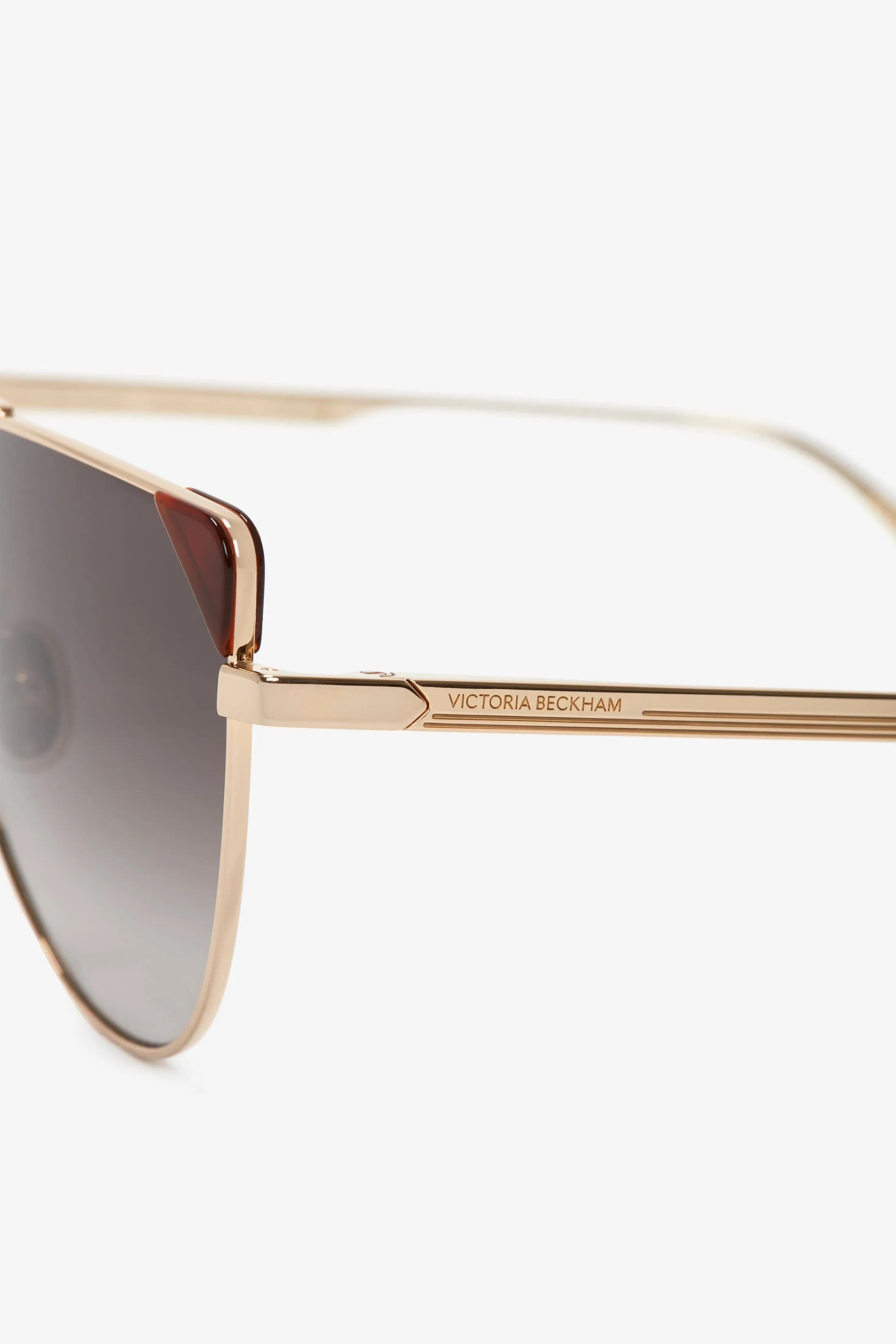 V-Line Aviator In Gold Blonde Havana