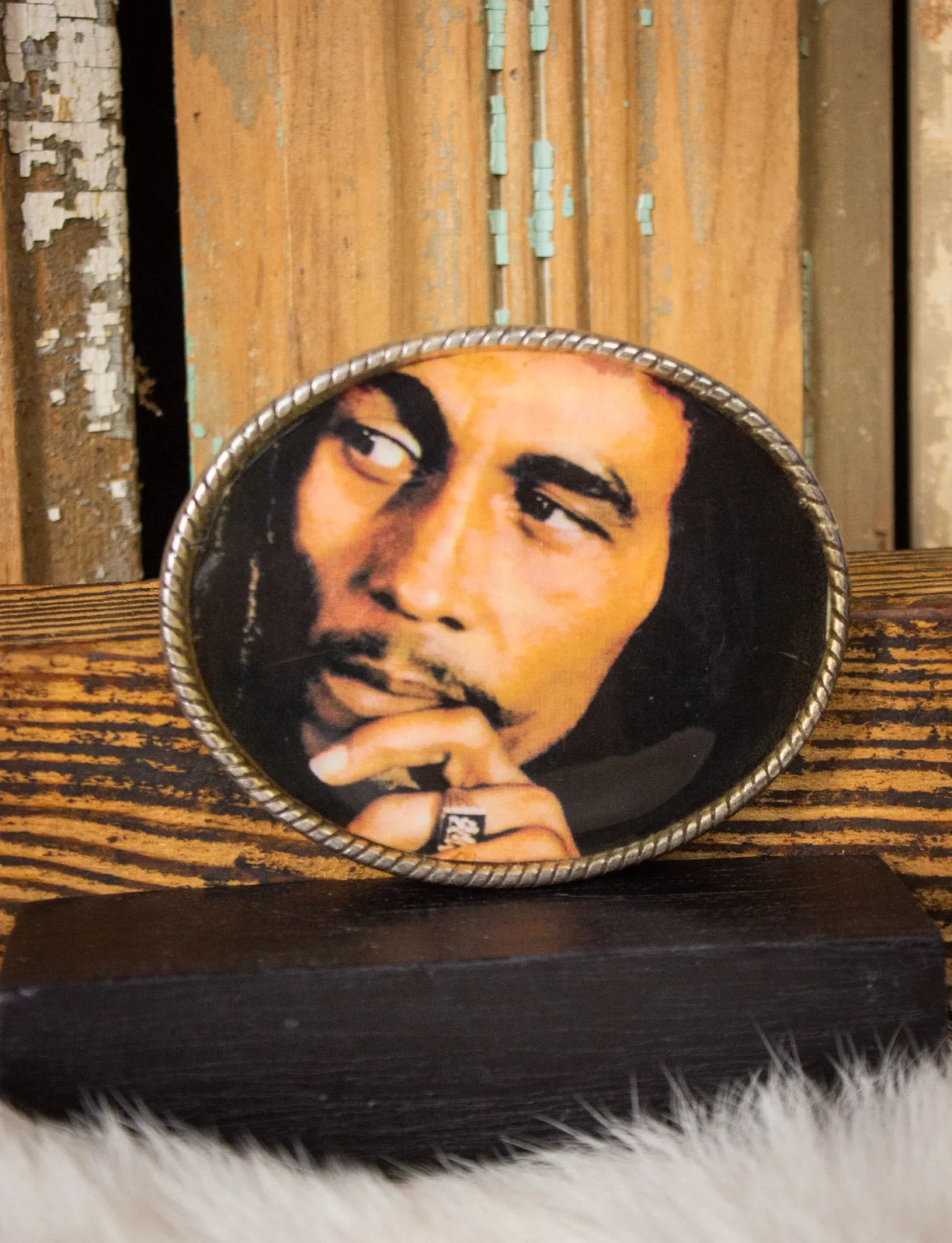 Vintage Bob Marley Belt Buckle