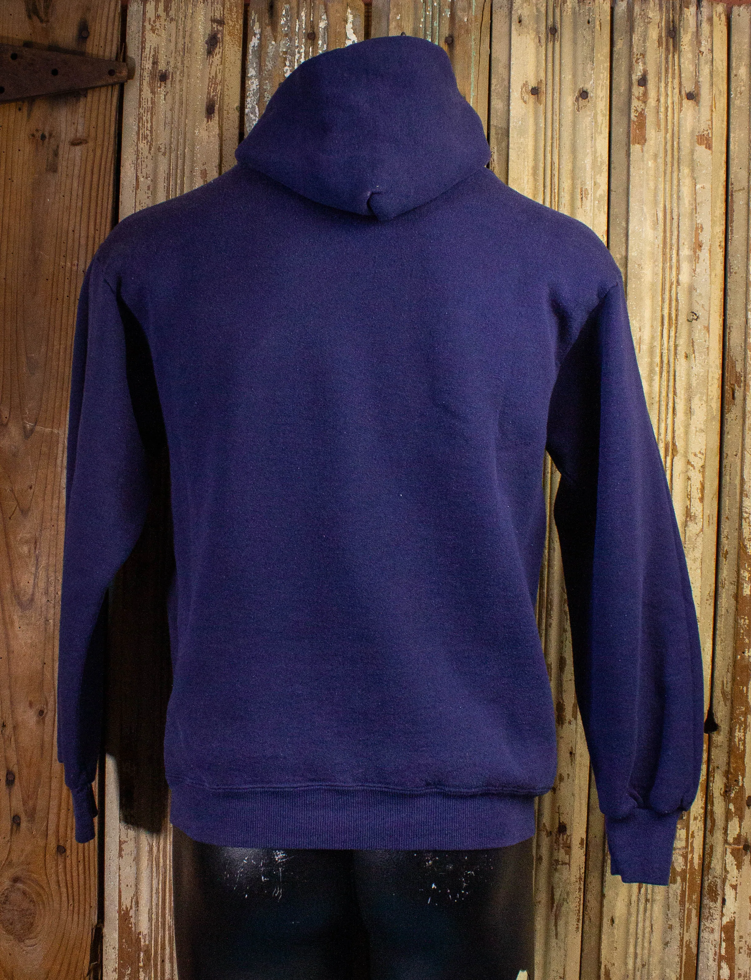 Vintage Maine Hoodie Navy Blue Medium