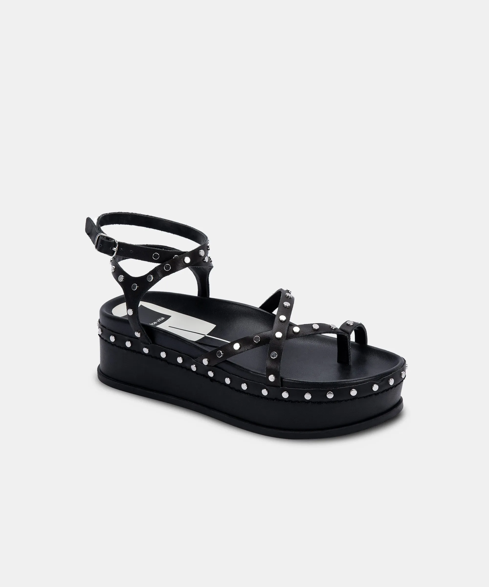 WELMA SANDALS IN BLACK - re:vita