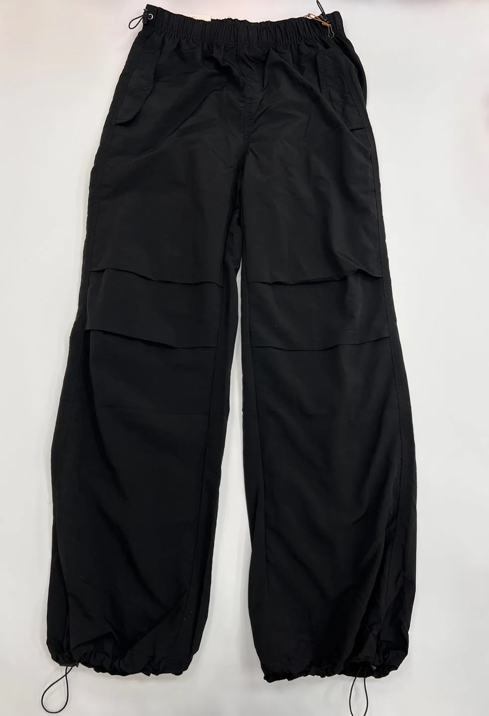 Women's Solid Nylon Parachute Pants