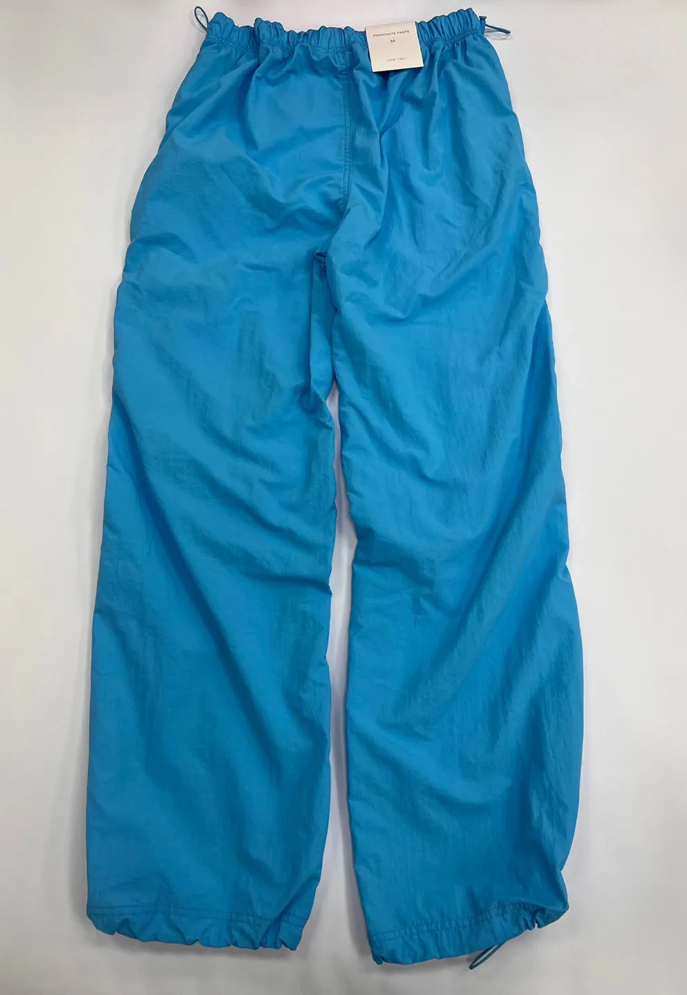 Women's Solid Nylon Parachute Pants