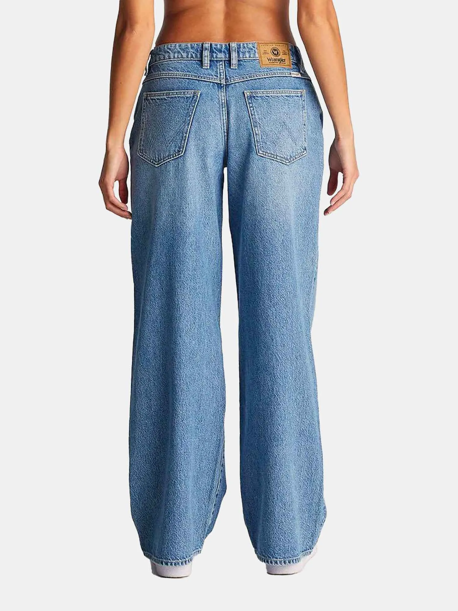 Wrangler Low Farrah Wide Jeans - First Light