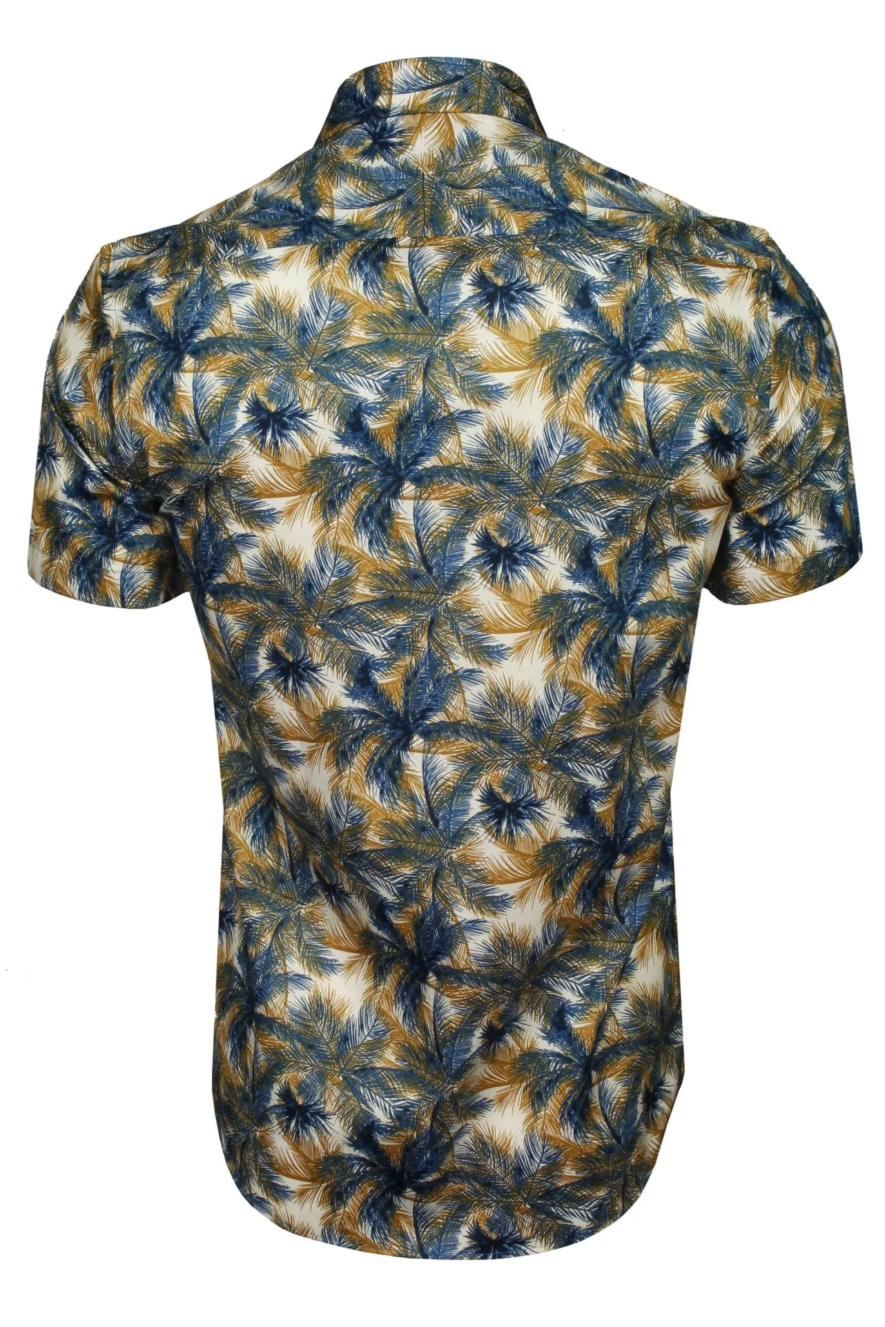 Xact Mens 100% Cotton Short Sleeved Hawaiian/ Floral Shirt